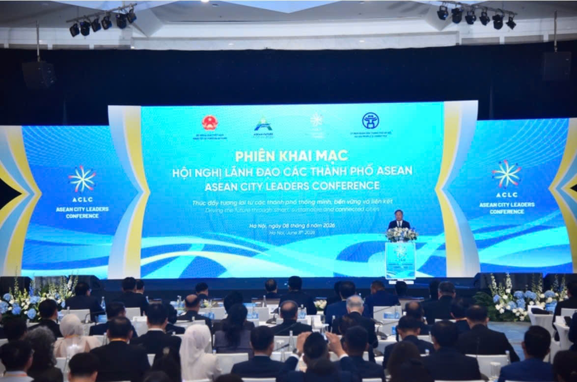 Hội nghị Lãnh đạo các thành phố ASEAN với chủ đề “Thúc đẩy tương lai từ các thành phố thông minh, bền vững và kết nối”. Ảnh: hanoi.gov.vn