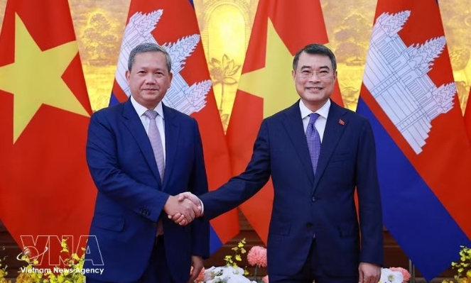 Vietnamese, Cambodian PMs advance practical, results-oriented partnership during talks