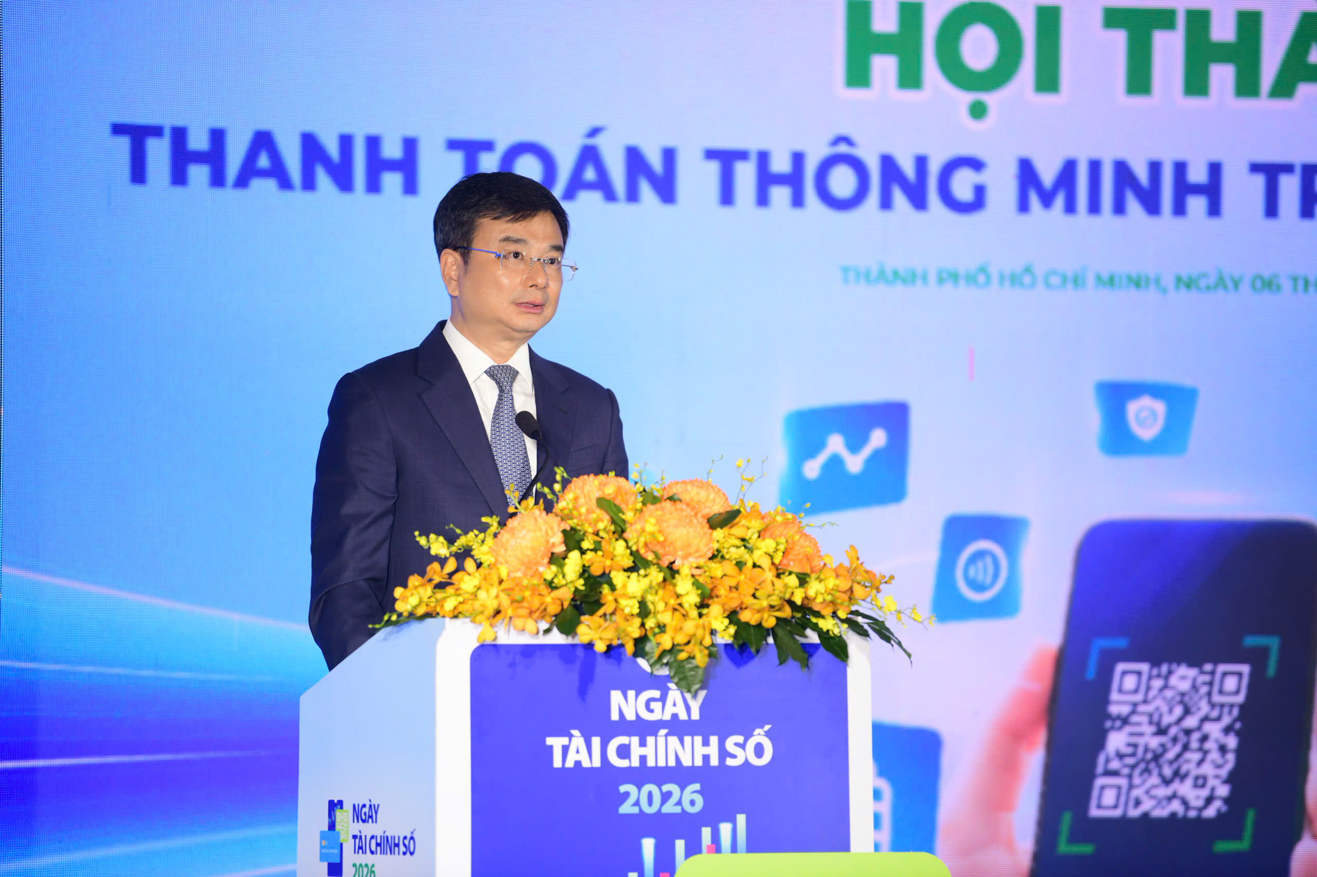 Phó Thống đốc Ngân hàng Nhà nước Phạm Thanh Hà phát biểu tại hội thảo