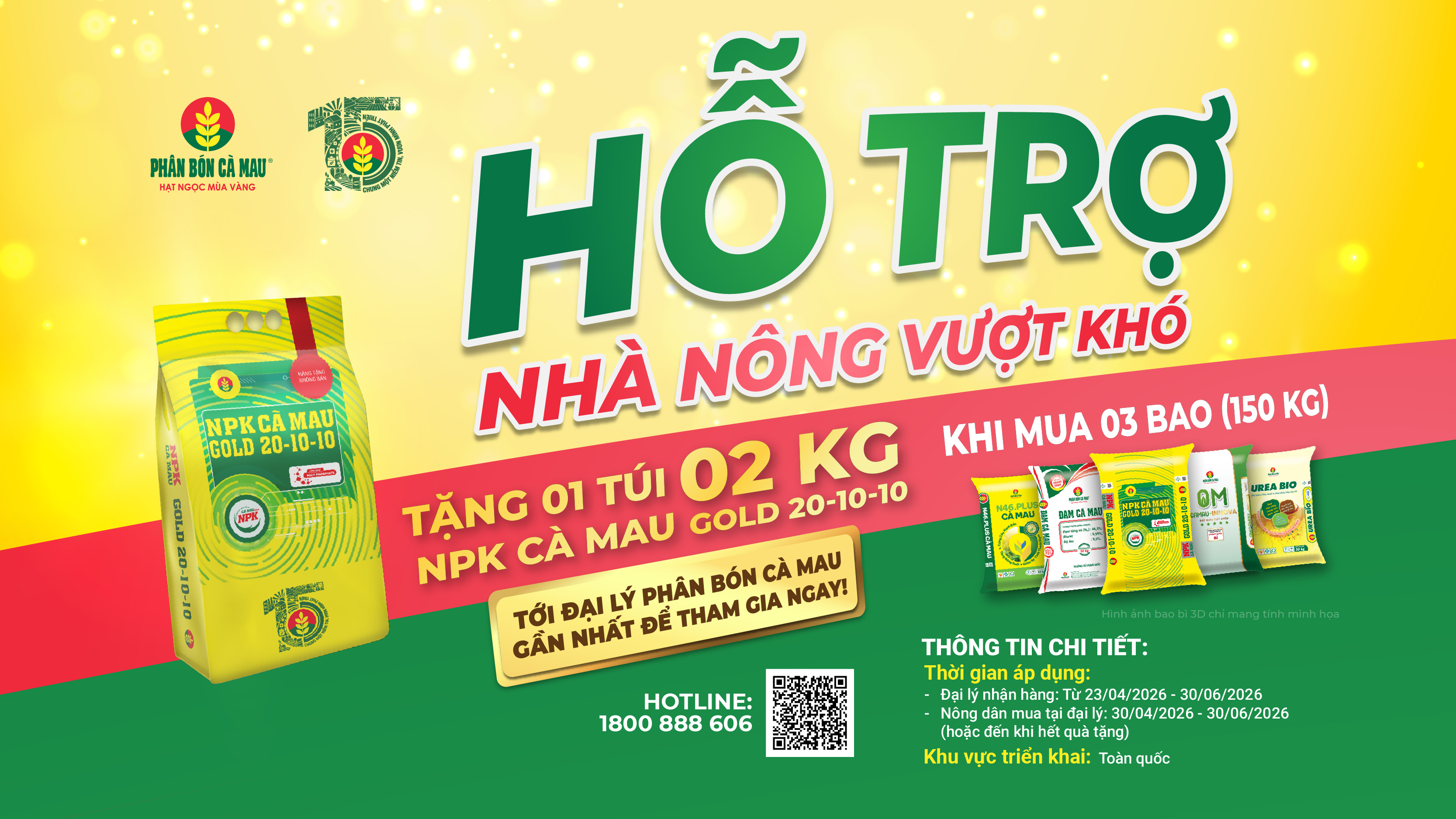 Thông tin chương trình Hỗ trợ nhà nông vượt khó.