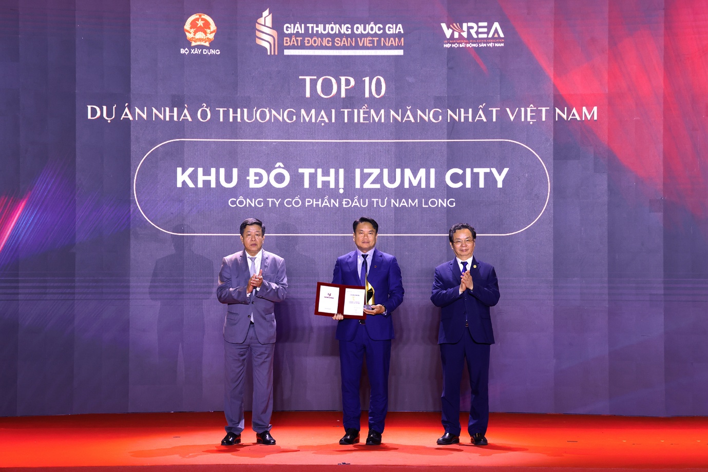 Dự án đô thị tích hợp Izumi City lọt Top 10 dự án nhà ở thương mại tiềm năng nhất Việt Nam. Ảnh: Nam Long.