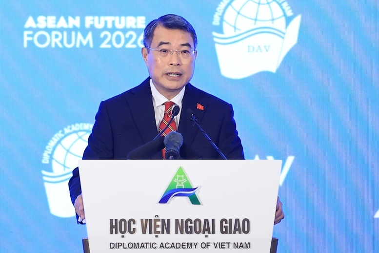Thủ tướng Chính phủ Lê Minh Hưng phát biểu khai mạc Diễn đàn - Ảnh: VGP