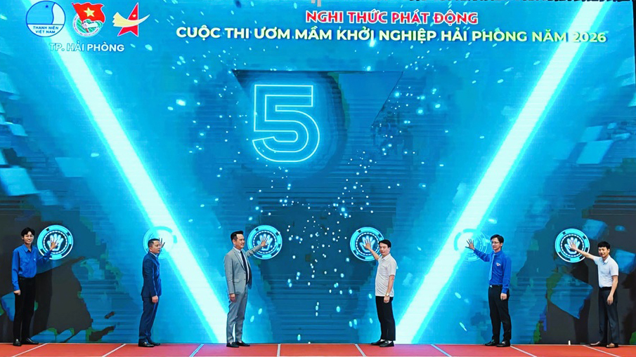 Phát động cuộc thi Ươm mầm khởi nghiệp Hải Phòng năm 2026.