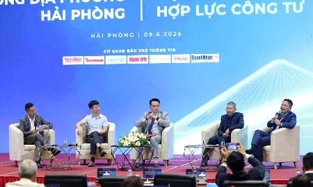 Phiên đối thoại Diễn đàn kinh tế tư nhân 2026 vòng địa phương tại thành phố Hải Phòng.