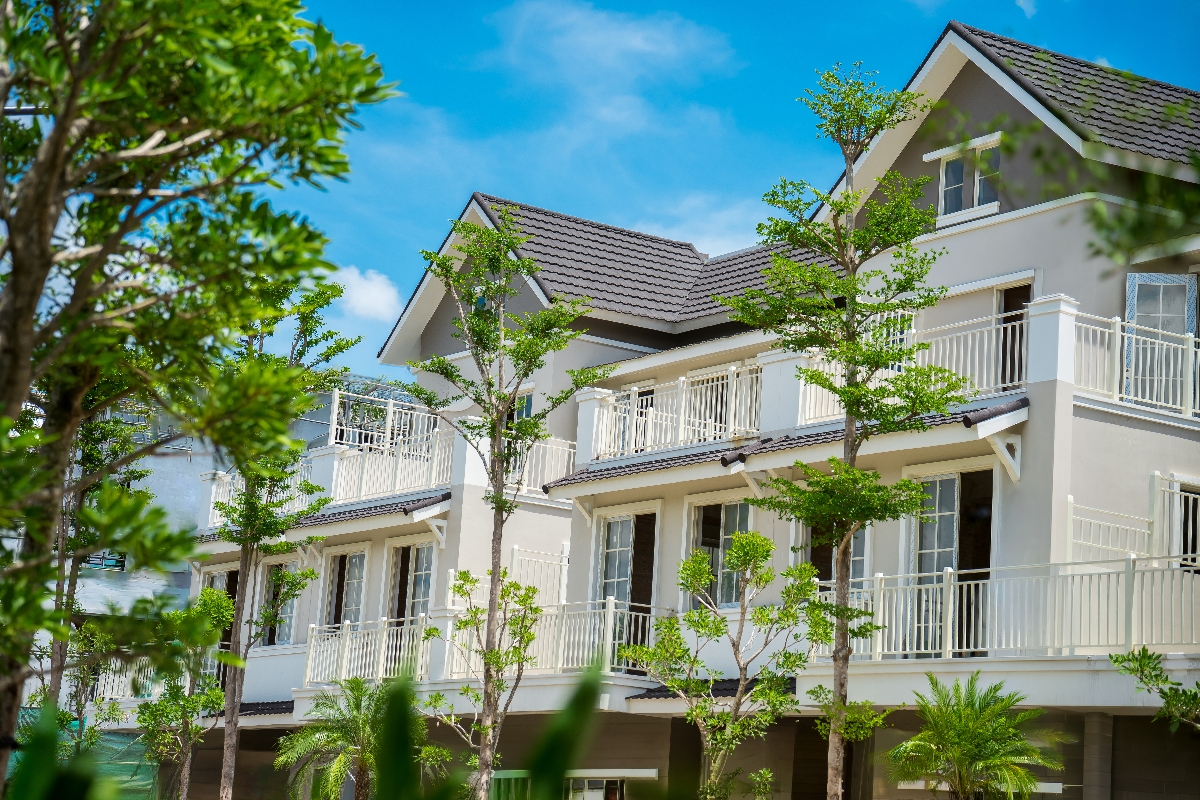 Những căn thấp tầng đầu tiên tại phân khu Mùa Hạ sắp được bàn giao.&nbsp;Ảnh: Mai Phương.