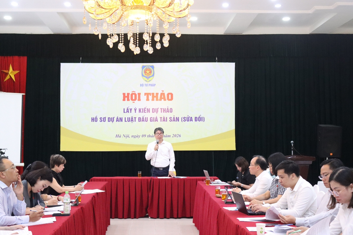 Quang cảnh hội thảo. Ảnh: MOJ.
