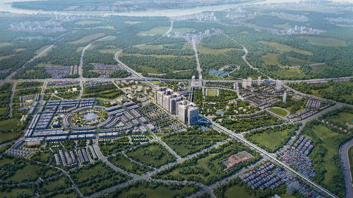 Giai đoạn 2025 - 2026, nguồn cung căn hộ tại Hà Nội gia tăng mạnh mẽ. Ảnh dự án.