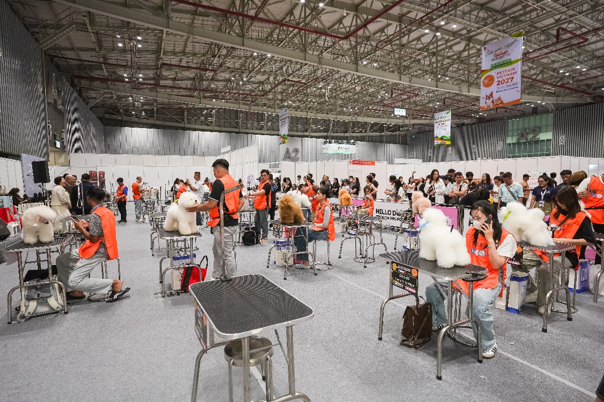 Triển lãm Petfair Vietnam 2026 diễn ra từ ngày 10 đến 12/6 tại SECC.