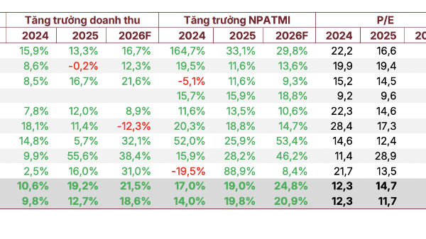 5 nhóm ngành tiềm năng tăng trưởng sau giai đoạn thị trường khó khăn