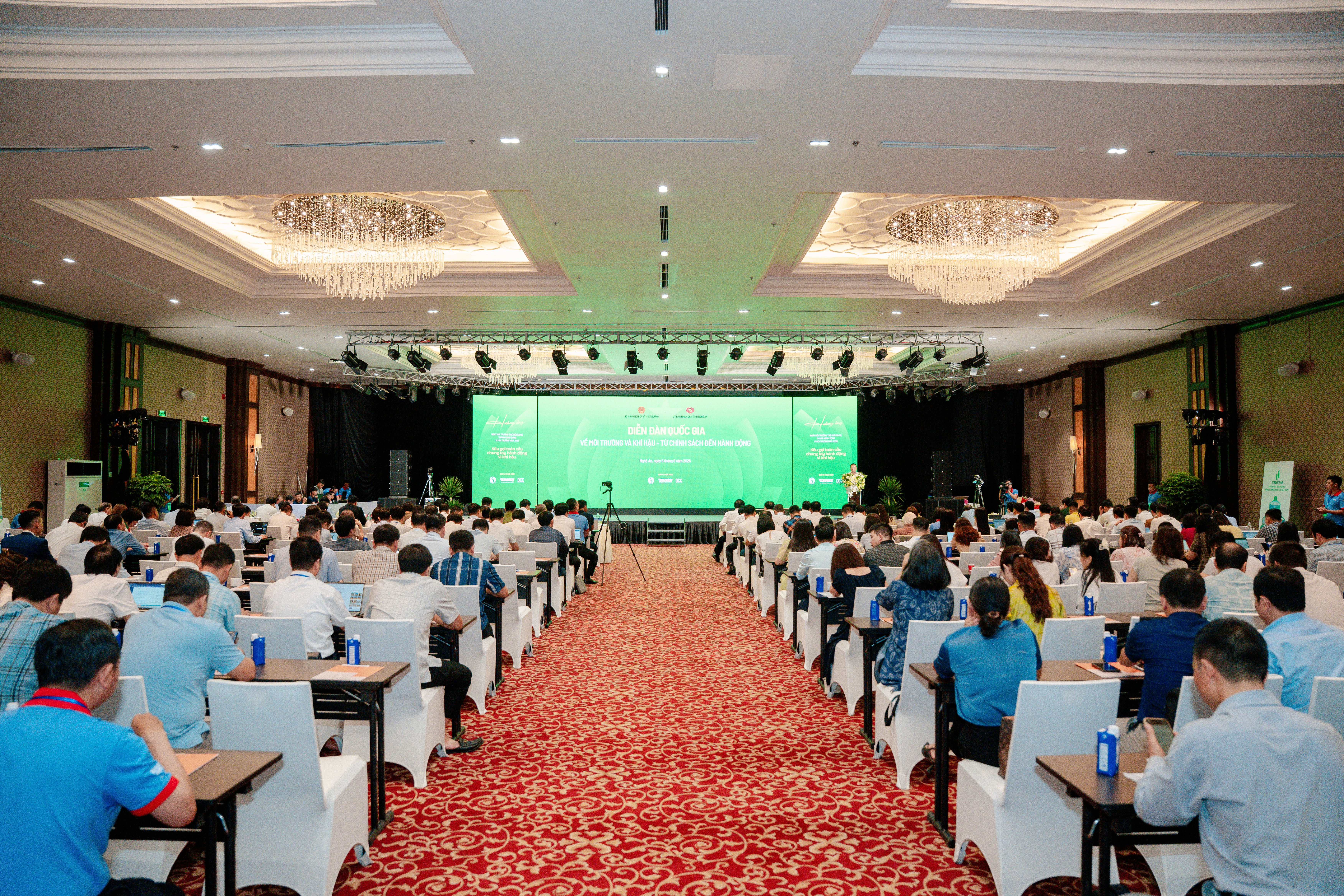 Toàn cảnh Diễn đàn quốc gia về Môi trường và Khí hậu năm 2026 (Ảnh: VN).