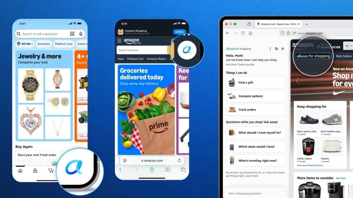 Alexa for Shopping được huấn luyện dựa trên lịch sử mua hàng.