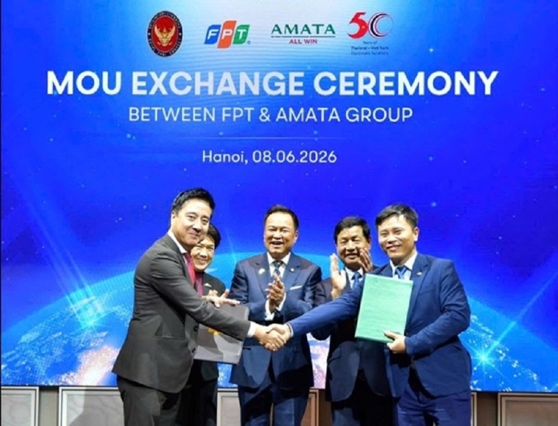 Amata and FPT partner to develop smart, sustainable industrial cities