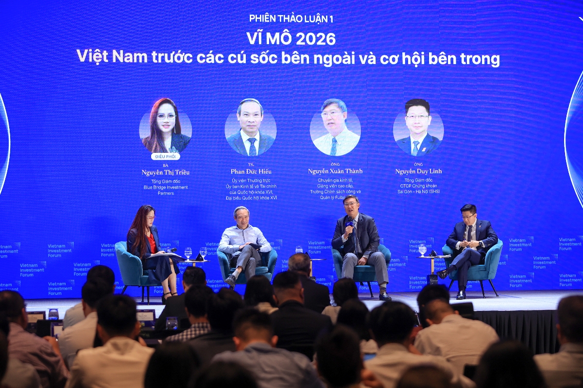 Các chuyên gia thảo luận tại Diễn đàn VIF 2026 - Summer Summit chiều ngày 11/6.