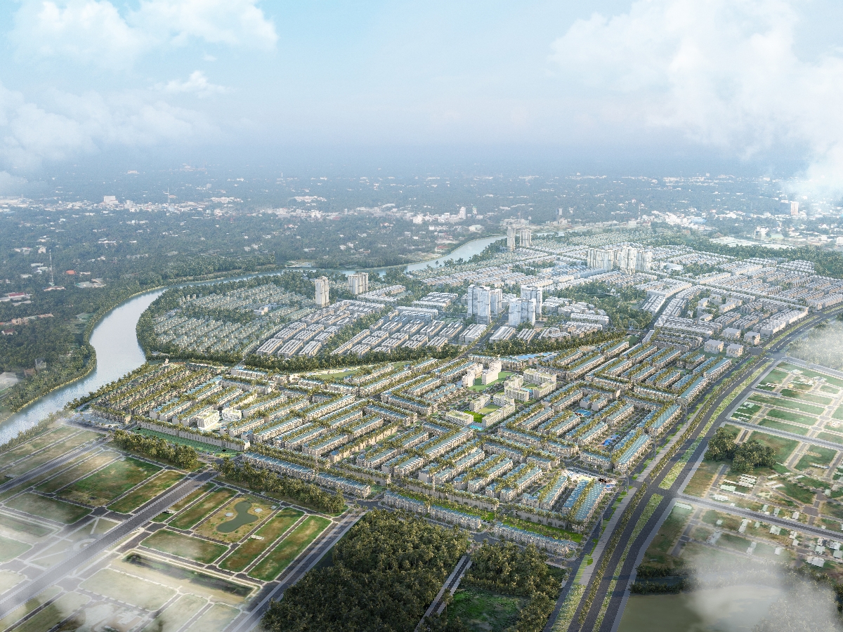 Dự án có quy mô 267 ha, được định hướng trở thành đô thị văn hóa giải trí và sinh thái ven sông phía Nam Sài Gòn.&nbsp;Ảnh:&nbsp;T&T.
