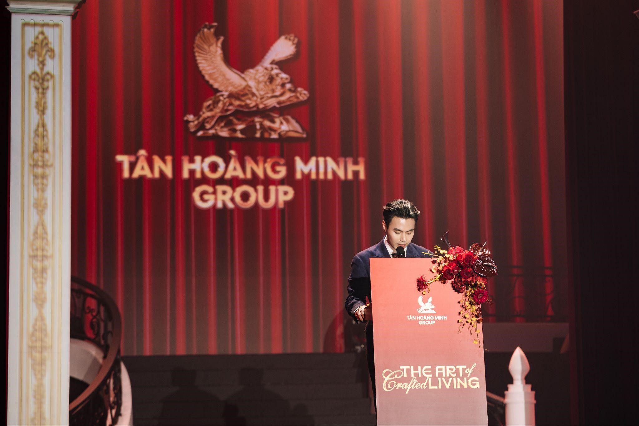 Ông Đỗ Hoàng Minh, Phó chủ tịch Tập đoàn Tân Hoàng Minh phát biểu tại sự kiện. Ảnh: Tân Hoàng Minh.