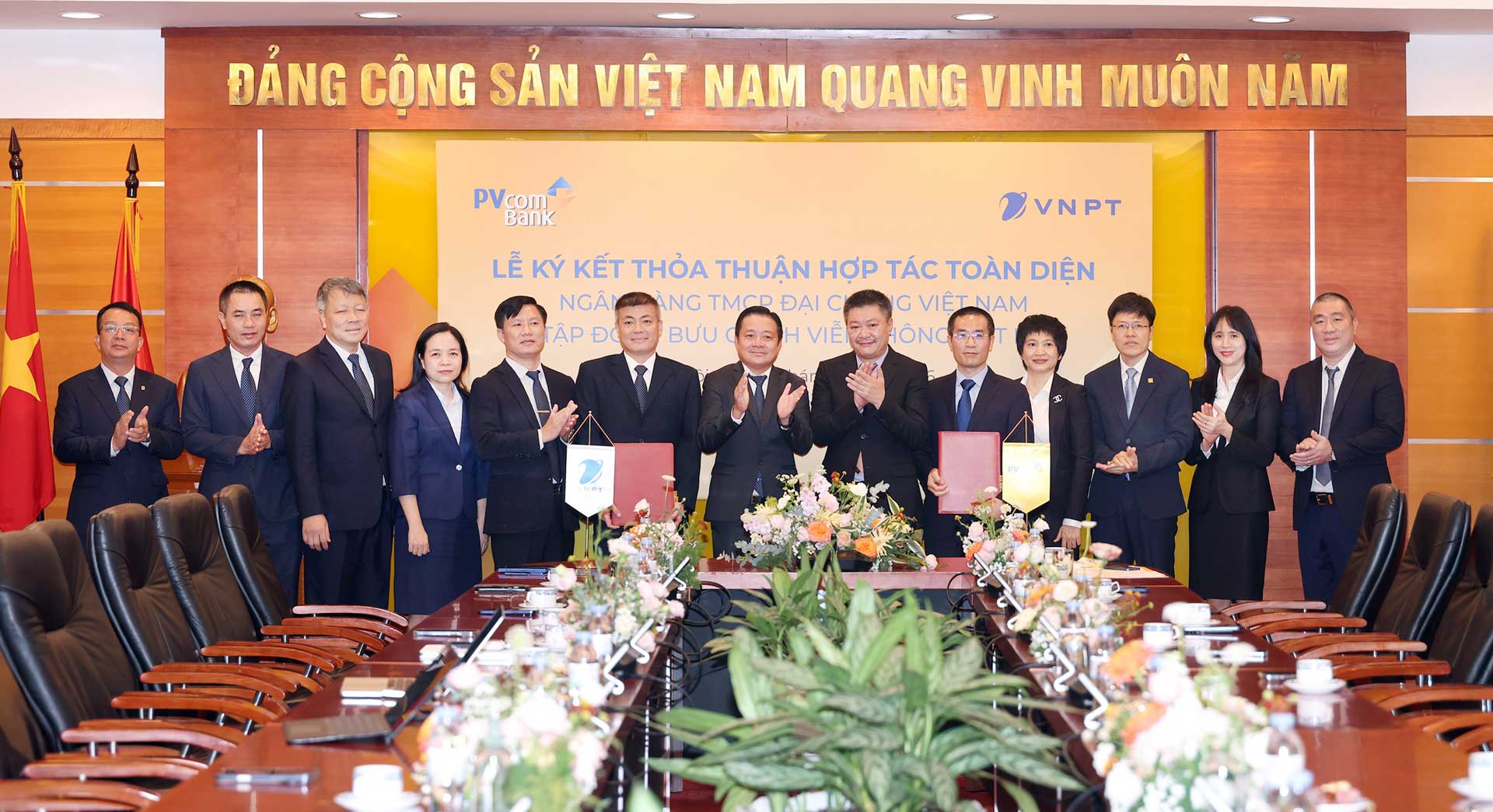 PVcomBank và VNPT ký kết thỏa thuận hợp tác toàn diện giai đoạn 2026 - 2030. 