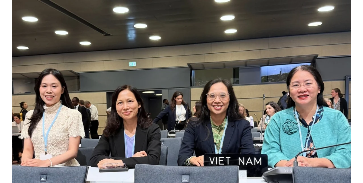 Đoàn Việt Nam tham dự Hội nghị SB64. Ảnh: mae.gov.vn
