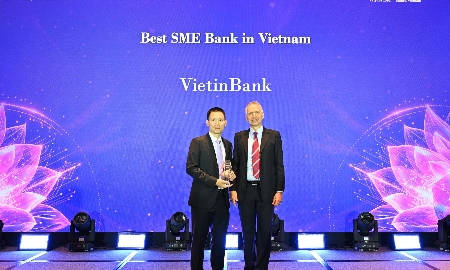 VietinBank là Ngân hàng SME tốt nhất Việt Nam 6 năm liên tiếp. Ảnh: VietinBank.