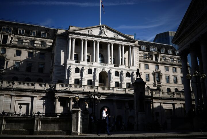 Trụ sở Ngân hàng Trung ương Anh (BOE) - Ảnh: Reuters