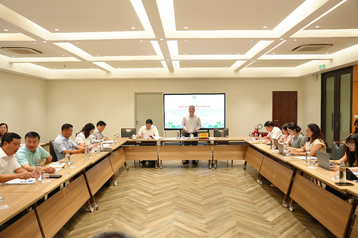 Quang cảnh buổi thẩm định.&nbsp;Ảnh: MOJ.