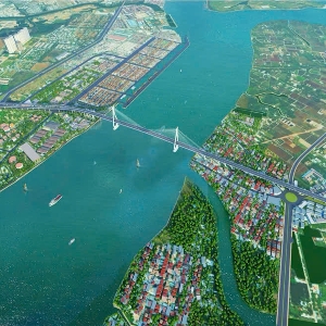 Phối cảnh cầu Cát Lái - Ảnh: CC1