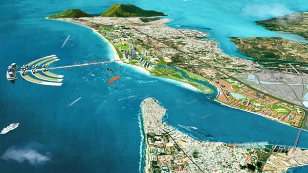 The Light City nằm giữa giữa ba phân khu chức năng quan trọng của Vũng Tàu. Ảnh dự án.