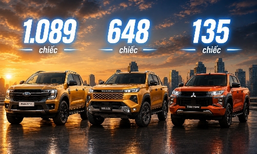 [Infographic] Bức tranh thị phần xe bán tải Việt tháng 5/2026