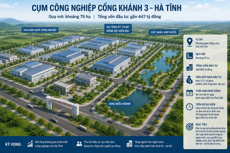 Ha Tinh approves new industrial cluster 
