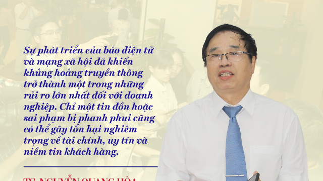 Báo chí - doanh nghiệp: Mối quan hệ cộng sinh trong xử lý khủng hoảng