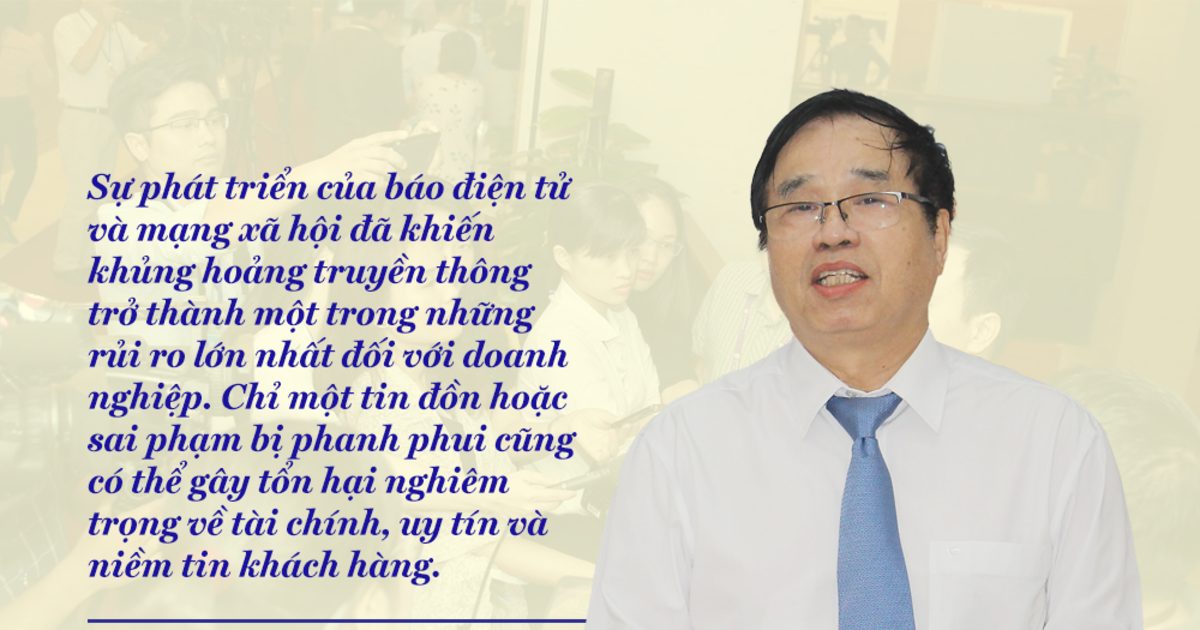 Báo chí - doanh nghiệp: Mối quan hệ cộng sinh trong xử lý khủng hoảng