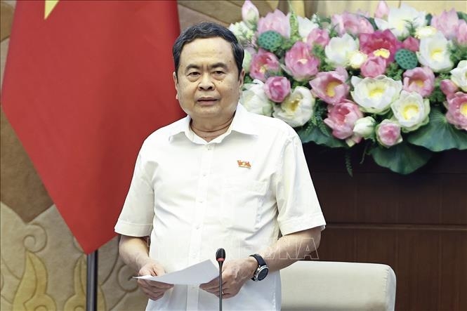 Chủ tịch Quốc hội yêu cầu chuyển mạnh từ tư duy “đối ngoại phục vụ quan hệ” sang “đối ngoại kiến tạo phát triển”; phát huy tinh thần “tự chủ chiến lược” và “tự cường” trong ngoại giao nghị viện.&nbsp;Ảnh: TTXVN.