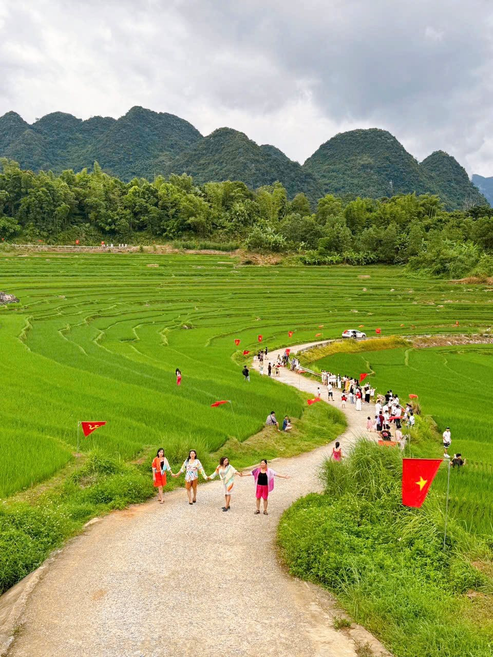 Con đường chữ S của thôn Đôn. Ảnh: Pu Luong Mist Valley.