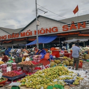 Chợ đầu mối Thủ Đức hiện tiếp nhận khoảng 3.500 tấn hàng hóa mỗi ngày.