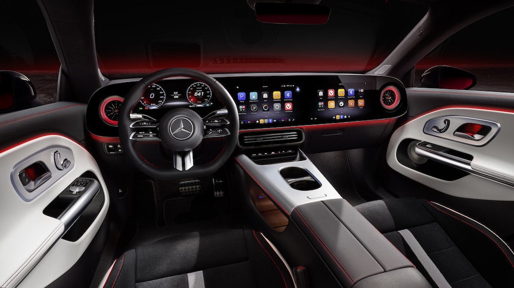 Khoang nội thất lại cho thấy cách Mercedes-Benz cân bằng giữa công nghệ, sự tiện nghi và tính bền vững.