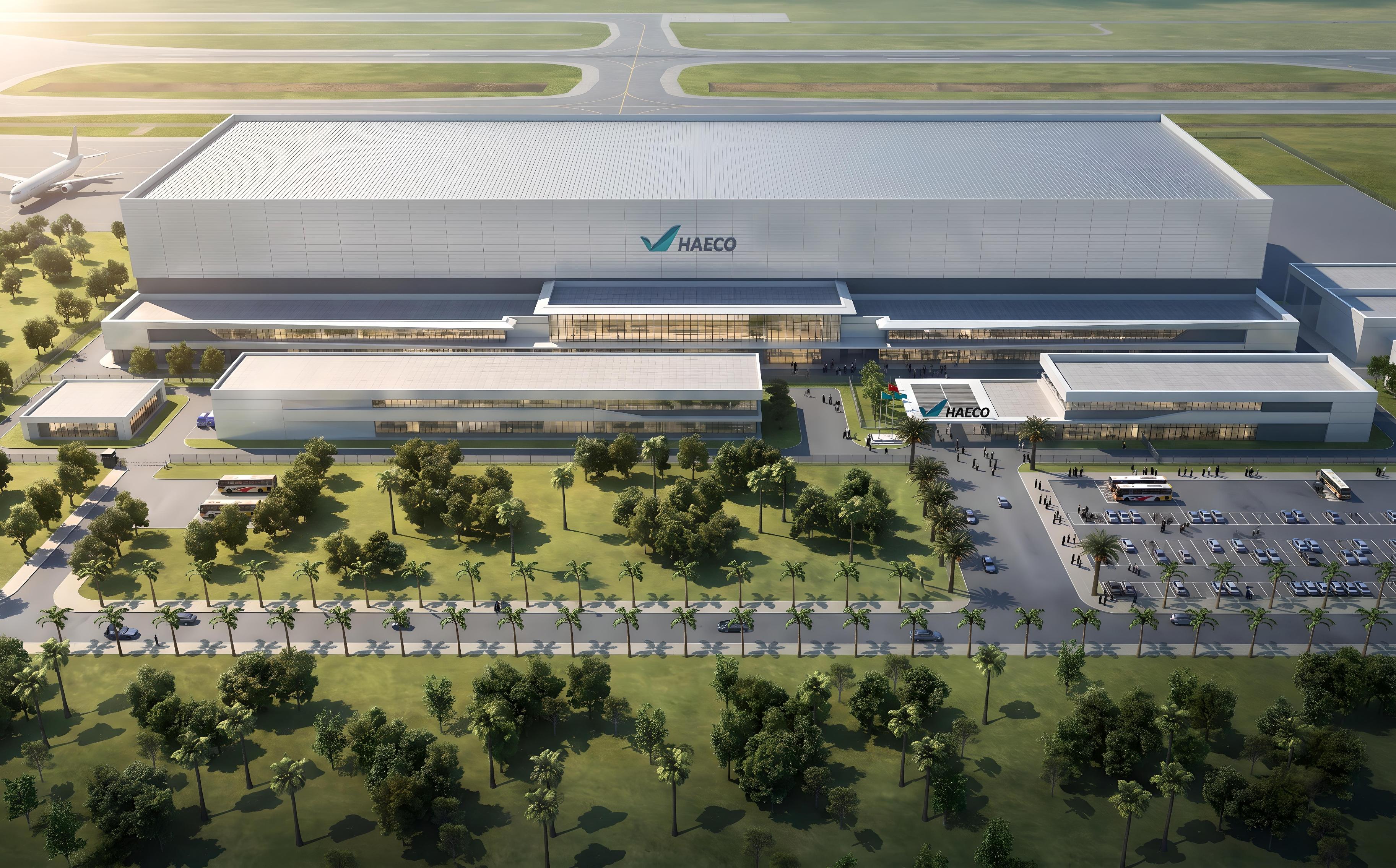 Phối cảnh Tổ hợp bảo dưỡng, sửa chữa và đại tu tàu bay (MRO) trị giá 360 triệu USD tại Cảng hàng không quốc tế Vân.