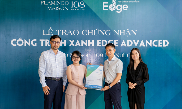 Flamingo Maison 108 xác lập dấu ấn với chứng nhận EDGE Advanced 