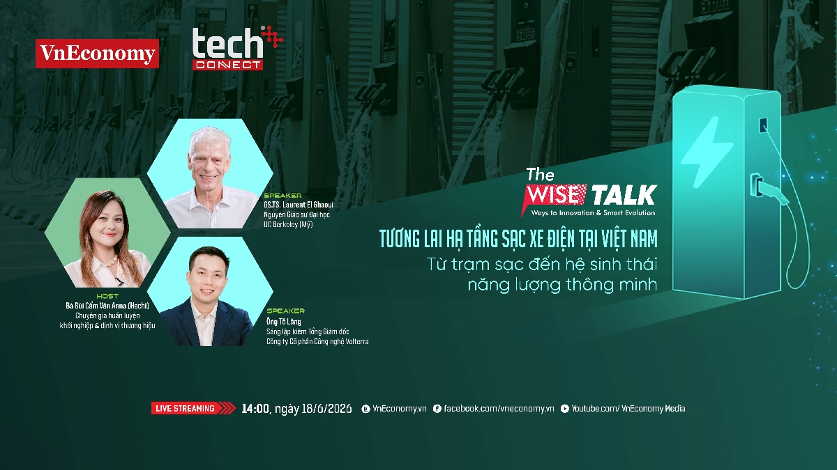 The WISE Talk số 19 với chủ đề:&nbsp;“Tương lai hạ tầng sạc xe điện tại Việt Nam: Từ trạm sạc đến hệ sinh thái năng lượng thông minh”