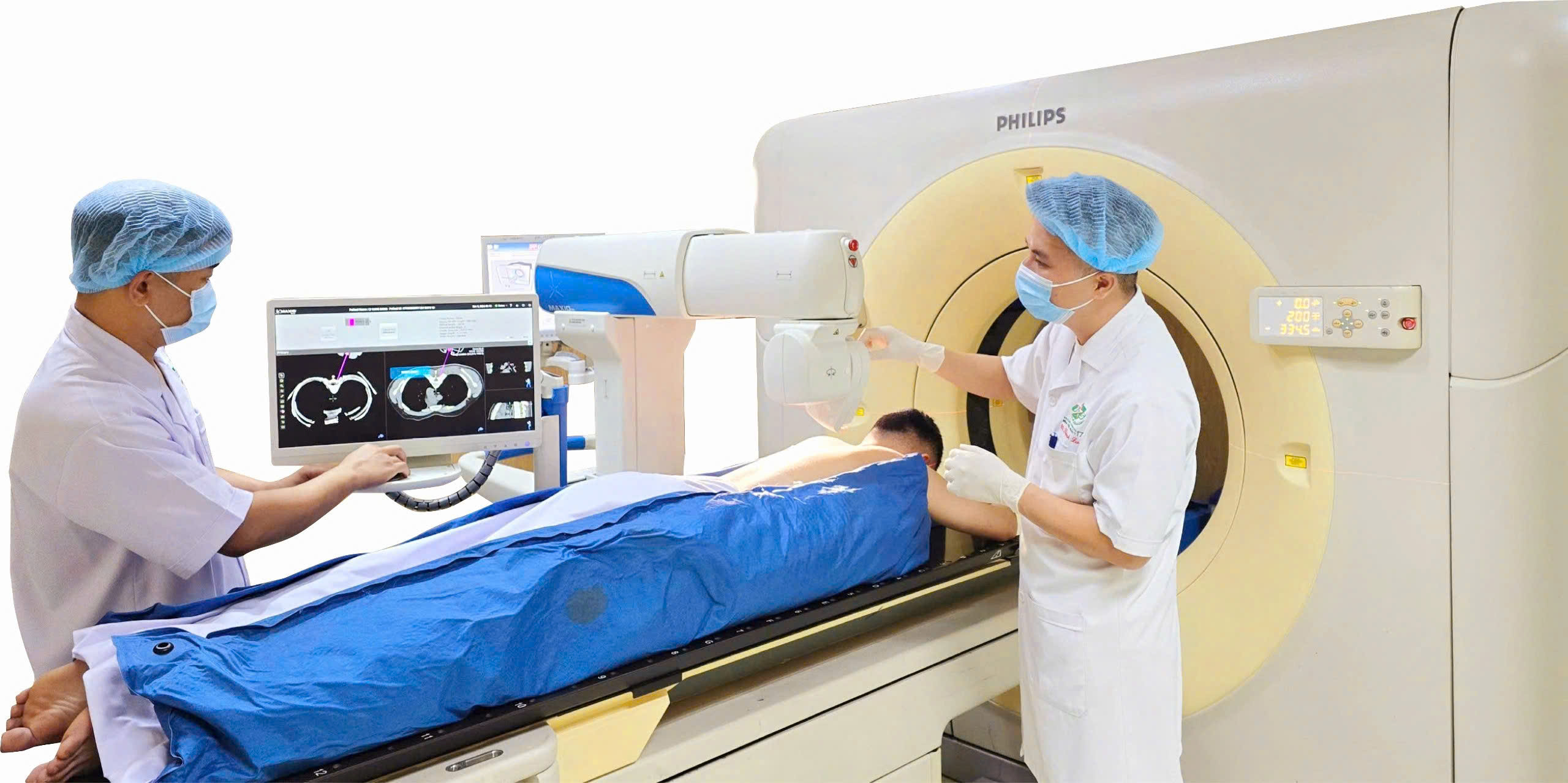 Robot Maxio tại Bệnh viện Quân y 175.