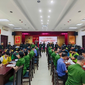 Công an khởi tố 187 bị can liên quan đến lừa đảo mua bán gói nghỉ dưỡng, du lịch. Ảnh: Cổng thông tin điện tử Công an TP. Hà Nội.