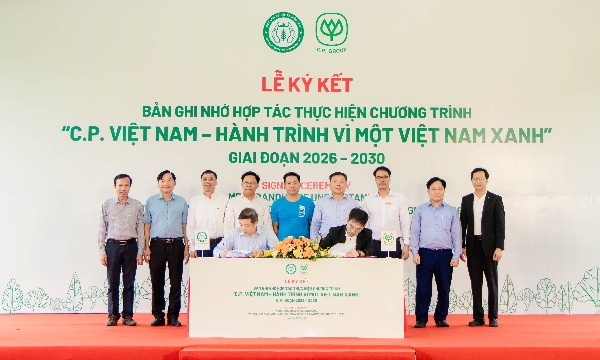 C.P. Việt Nam gắn mục tiêu xanh với chuỗi tích hợp Feed - Farm - Food
