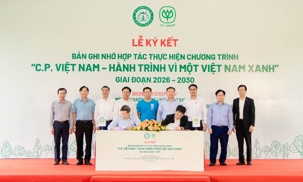 C.P. Việt Nam gắn mục tiêu xanh với chuỗi tích hợp Feed - Farm - Food 