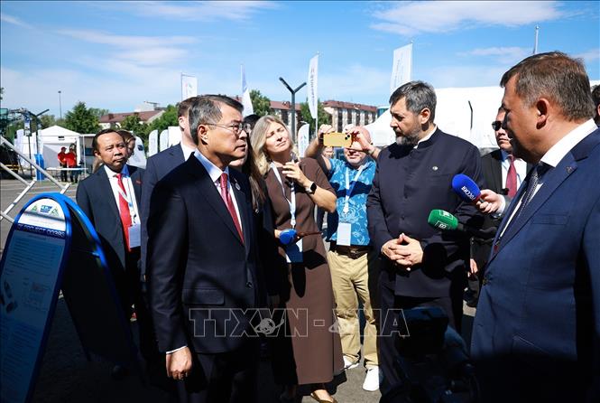 Triển lãm được tổ chức tại Kazan, thủ phủ Cộng hòa Tatarstan thuộc Liên bang Nga. Ảnh: TTXVN