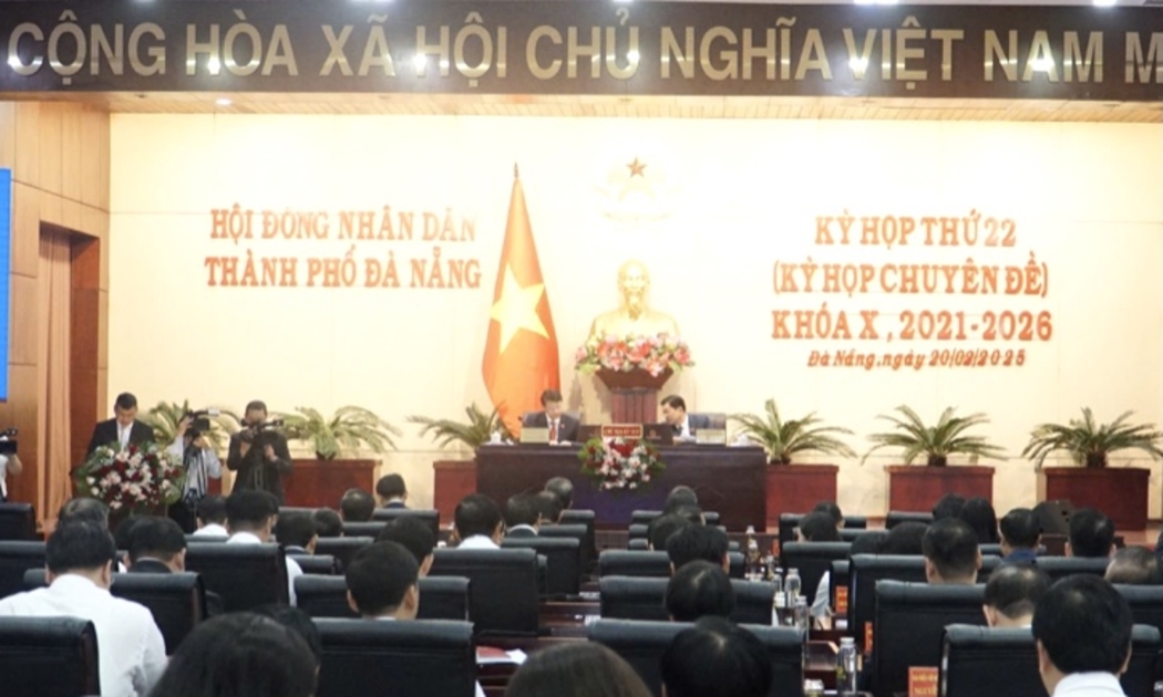 Một kỳ họp HĐND thành phố Đà Nẵng.
