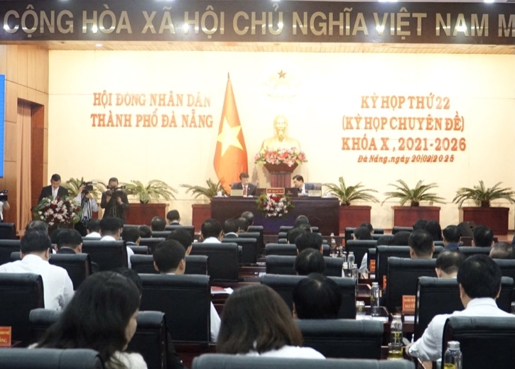 Một kỳ họp HĐND thành phố Đà Nẵng.