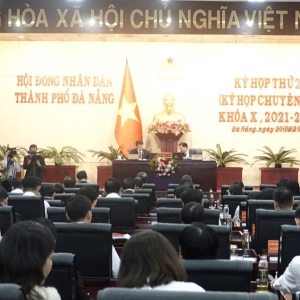 Một kỳ họp HĐND thành phố Đà Nẵng.