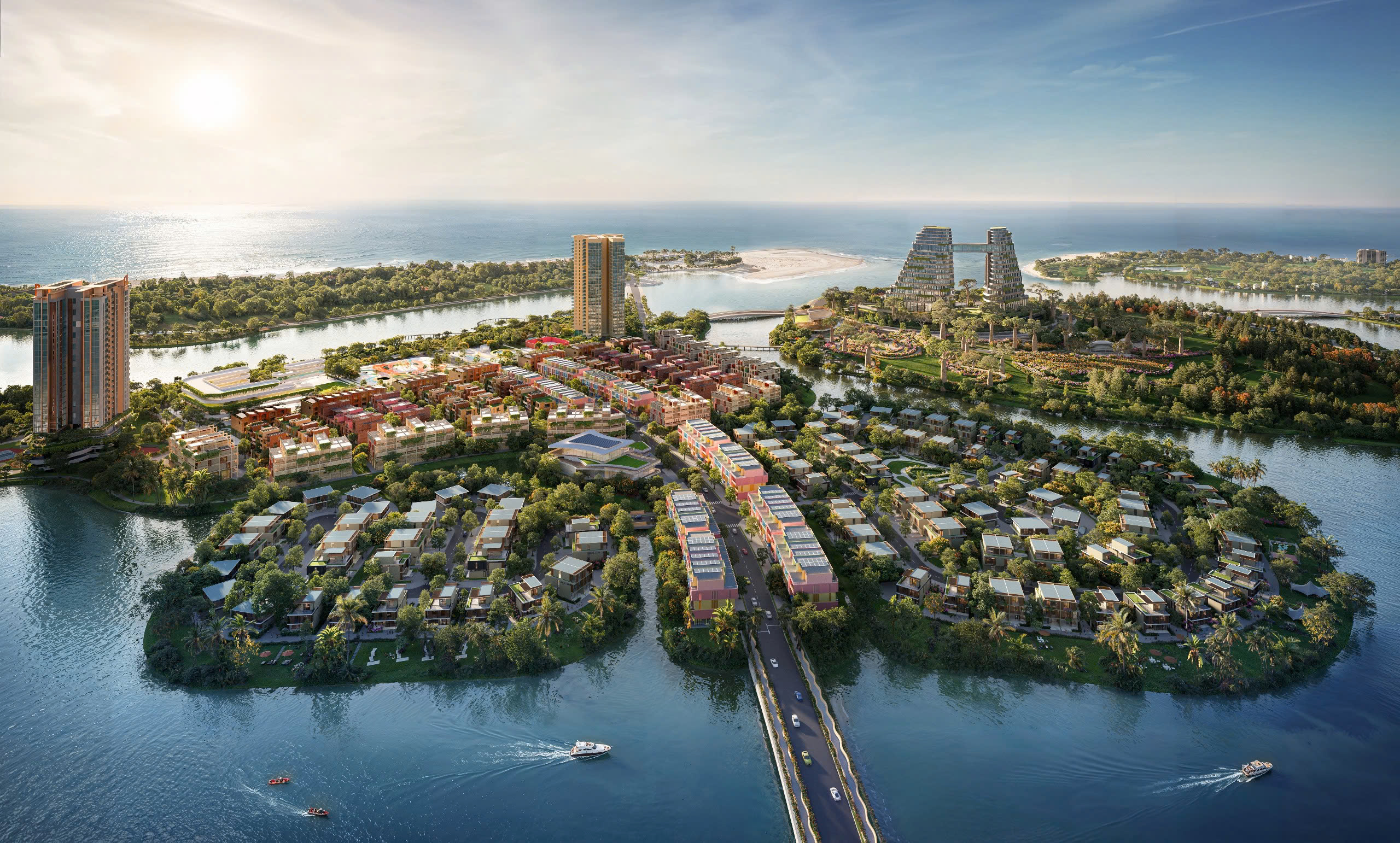 Không gian sống giúp trị liệu từ biển tại Coastal Quảng Ngãi. Ảnh: Minh Phương.