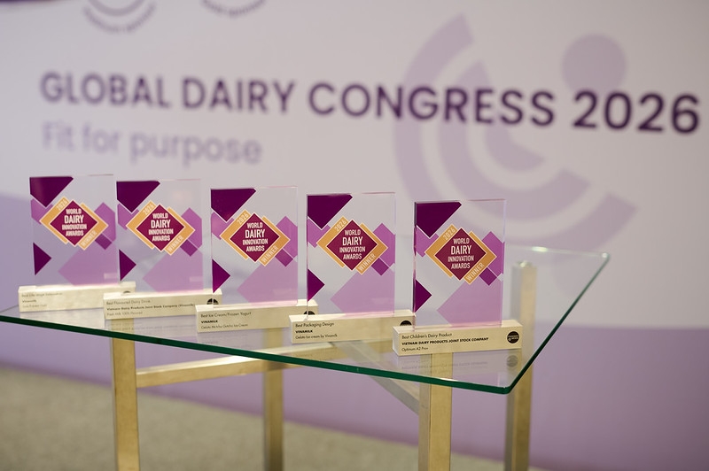Các sản phẩm Vinamilk được vinh danh tại World Dairy Innovation Awards 2026 trải rộng từ dinh dưỡng trẻ em, dinh dưỡng chuyên biệt đến các sản phẩm phục vụ lối sống năng động và xu hướng tiêu dùng mới. Ảnh: Xavier.