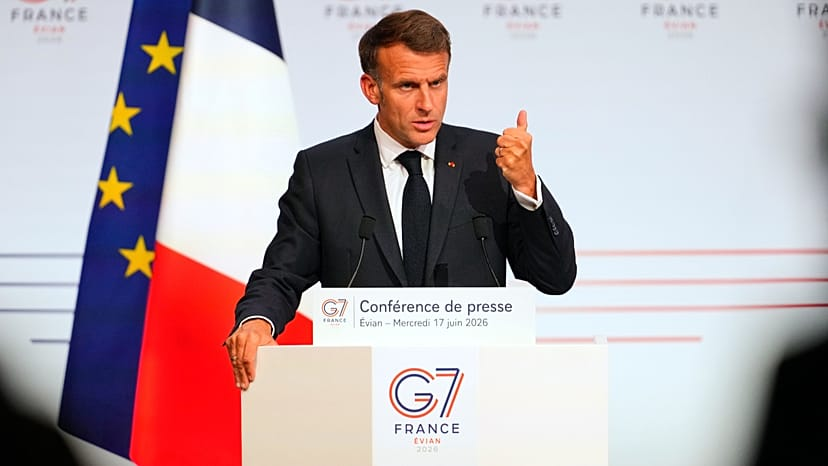 Tổng thống Pháp&nbsp;Emmanuel Macron - Ảnh: AP