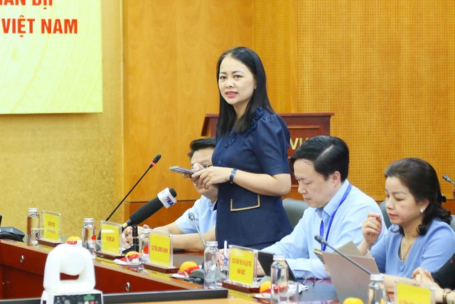 Bà Chu Thị Hạnh, Phó Cục trưởng Cục Việc làm. Ảnh: Tống Giáp.
