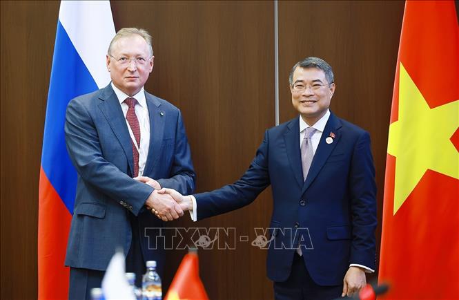 Thủ tướng Lê Minh Hưng tiếp ông Sergey Kudryashov, Tổng Giám đốc Tập đoàn Zarubezhneft. Ảnh: TTXVN